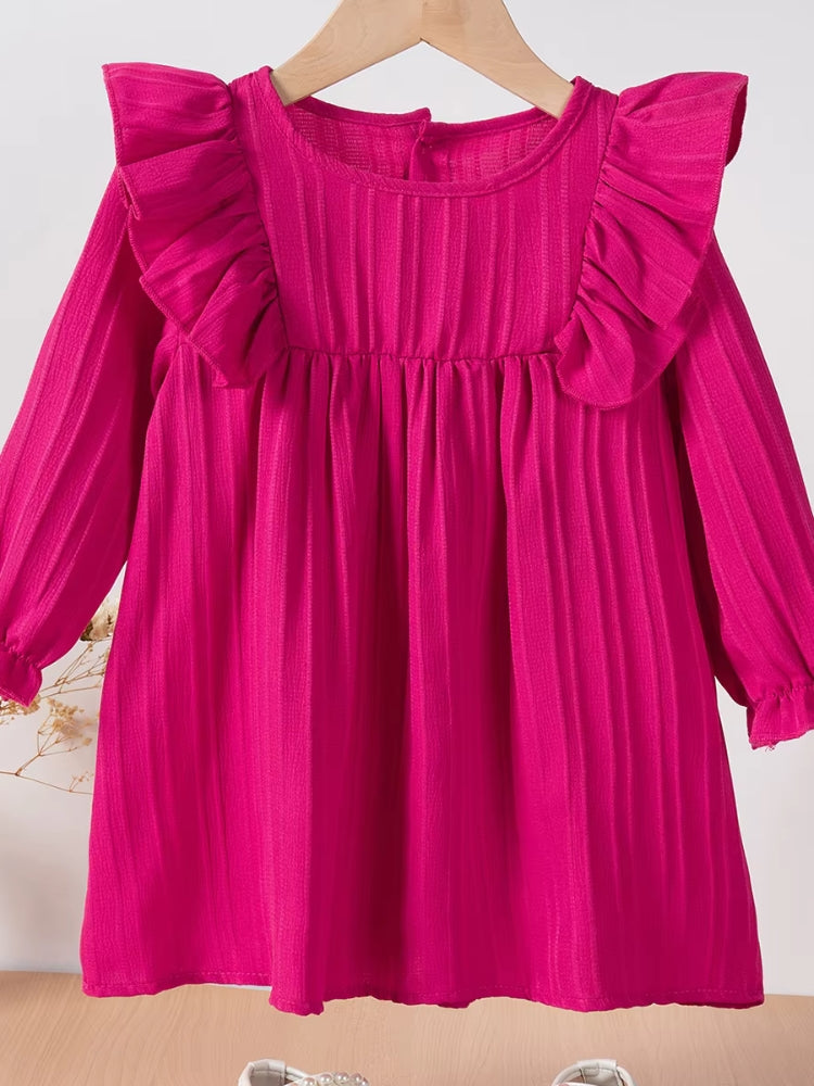 Robe d'été pour fillette couleur rose