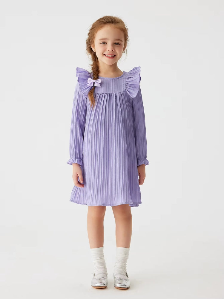 Robe d'été pour fillette couleur violette