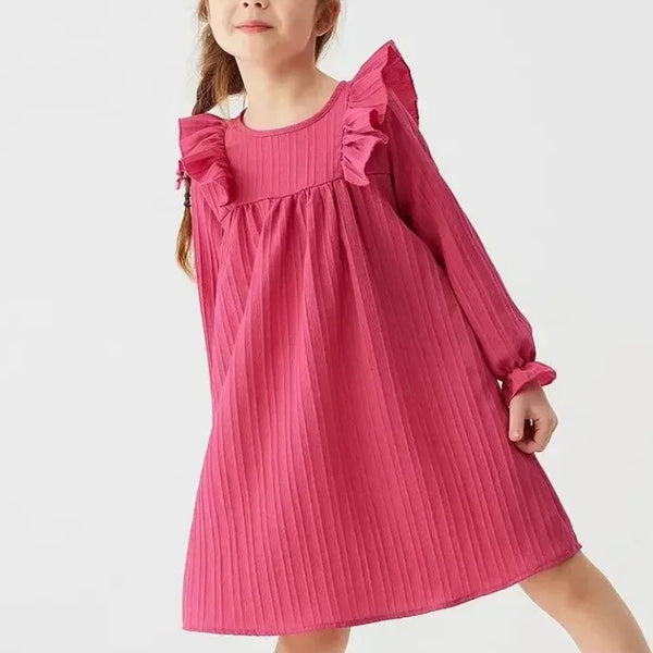 Robe d'été pour fillette couleur rose